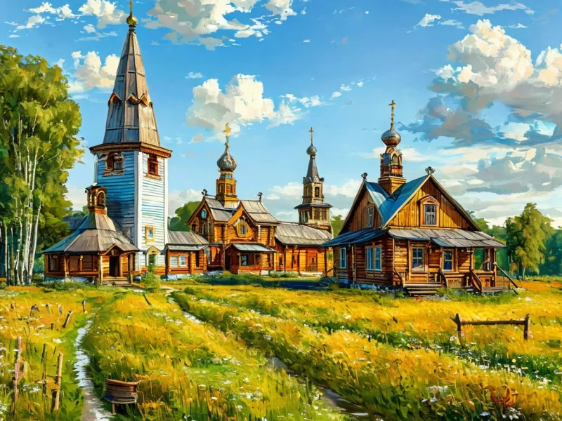 Выпускной 9 класс Русская деревня